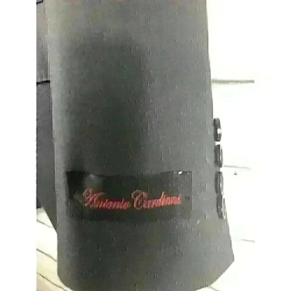 NWT Antonio Cardinni Mens Size 40L 34W Gray One Button Suit Jacket - Picture 8 of 8